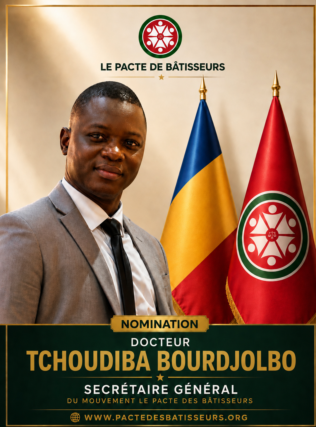 COMMUNIQUÉ N*002-26/PB/CB/DEC Nomination du Secrétaire Général du Pacte des Bâtisseurs